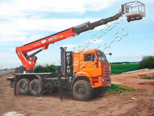 Автовышка 35м на шасси КАМАЗ 43118